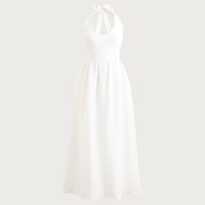 NWT J.Crew Halter mixy dress
